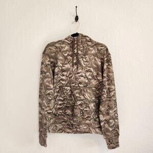 Rag & Bone Mens Size Small NY Army Photo‎ Reel Quilted Hoodie